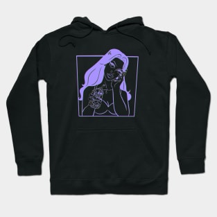 Hung up (purple) Hoodie